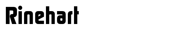 Rinehart font preview